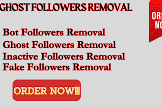 remove instagram bot, fake and ghost followers manually
