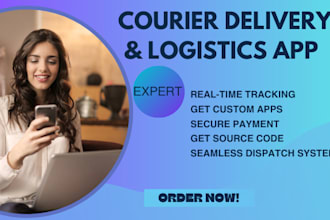 build on courier delivery app, demand mobile app service provider mobile app