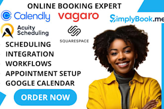 setup calendly, acuity scheduling, acuity, vagaro simplybook me, appointlet