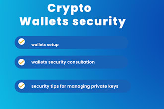 do professional crypto wallet setup and security consultation