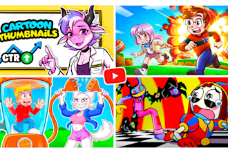 draw an illustrated thumbnail for you