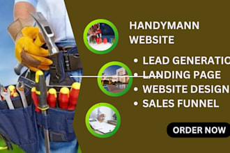 build a plumbing handyman construction hvac or pressure washing website