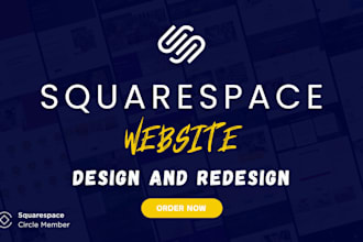 build a professional and responsive squarespace website