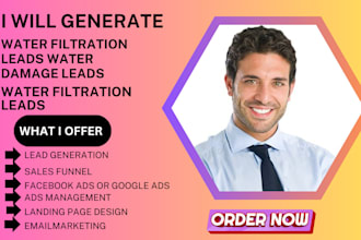 generate water filtration leads water treatment leads water restoration leads