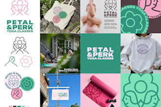 design logo and visual identity elements for your brand
