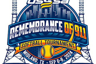design modern softball logo