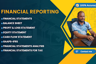 prepare financial statements, balance sheet, profit or loss