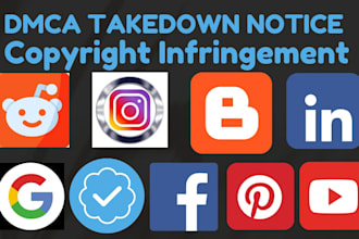 send dmca takedown notice to google ,youtube ,facebook,instagram onlyfan,