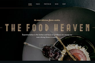 design wordpress restaurant website with food ordering delivery system