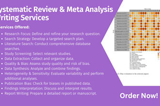 assess risk of bias and conduct systematic review