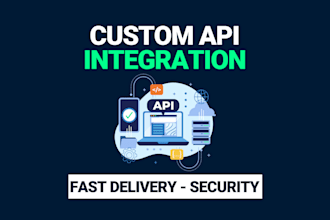 create, integrate, and deploy custom rest apis