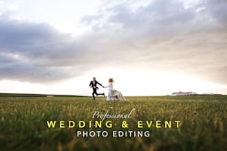 do professional photo editing for weddings and events
