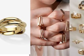 create a modern 3d card jewelry design, jewelry design animation and render it