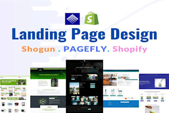 pagefly, pagefly landing page, shopify landing page, gempages, shogun, pagefly