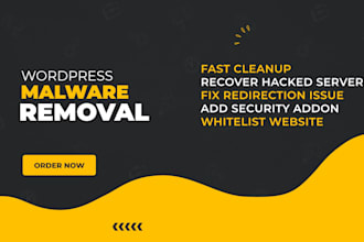remove wordpress malware removal, clean malware, fix hacked wordpress website