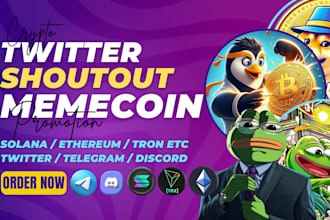 do crypto twitter shoutout solana memecoin nfts sharelink to yt, ig, fb, USA