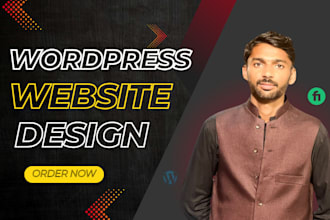 design build wordpress site and responsive web homepage
