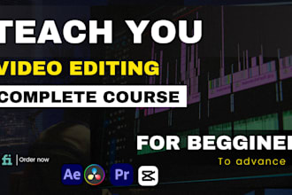 teach video editing in any software  via zoom