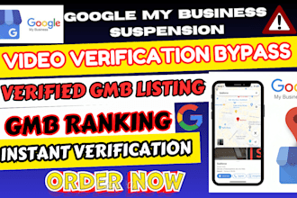 setup, reinstate suspended google my business profile, gmb profile verification