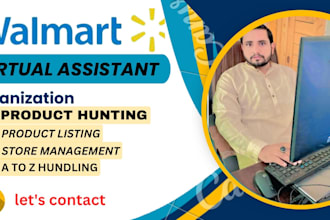 be your walmart dropshiping and wfs virtual assistant VA