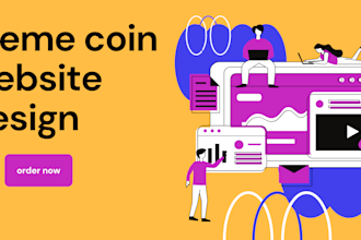 design cryptocurrency, meme coin, pepe website for you