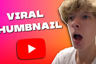 create a viral youtube video thumbnail
