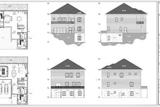 city permit blueprints architect for house plans, adu, garage, deck, patio