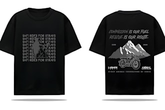 design cool and funky tshirt illustrations for your brand