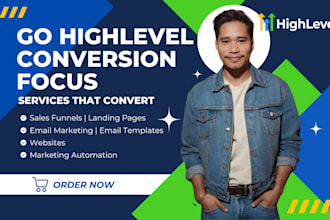 help ur go highlevel funnels, email marketing, automation, website, integration