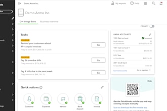 a month of your qbo bookkeeping