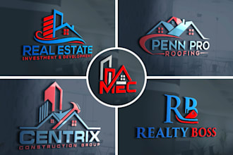 design a real estate construction and realtor logo