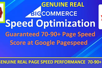 genuine speed of bigcommerce, lightspeed, neto maropost, modx site