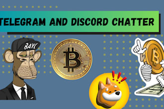 be your community manager and admin of your telegram and discord group