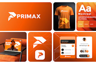 design corporate brand identity or brand style guidelines