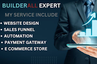 design builderall website, builderall sales funnel, builderall landing page