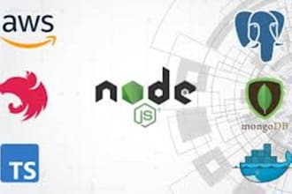 be your node js developer for web application development