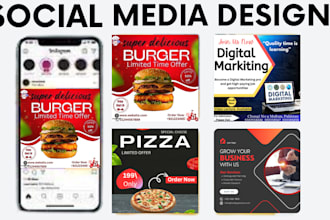 design premium  facebook ads, instagram ads, post, story
