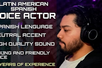 be your professional voice in latin american spanish