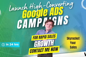 be your google ads manager for top sales and ROI