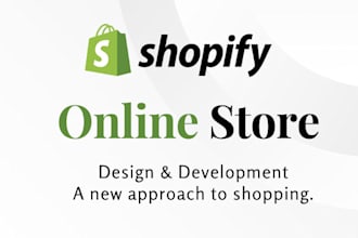 design and develop ai powered shopify ecommerce website