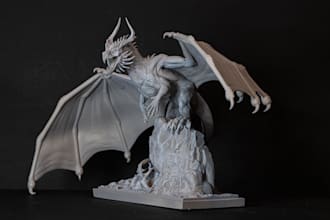 model 3d dnd miniature,be 3d sculpter,create printabele stl,zbrush file,tabletop