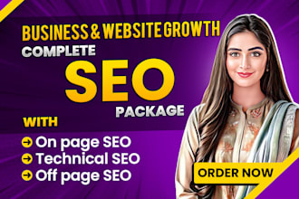 do onpage SEO with technical optimization and off page for your website ranking