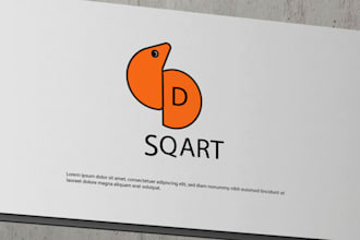 do unique modern minimalist logo design