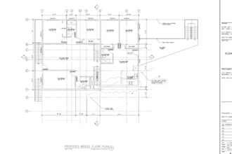 draw architectural house plan, mep, 2d floor plan using autocad for city permit