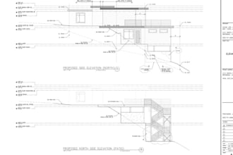 stamp architectural floor plans, bim, elevations and sections, mep using autocad