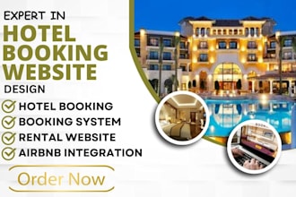 design hotel booking airbnb clone travel vacation rental tour resorts website