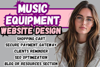 music equipment rental website dj equipment rental website music website design