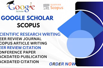 write peer reviewed journal papers, conference paper, scientific articles