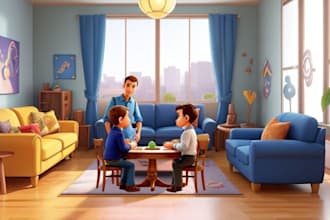illustrate children story book illustration bible themed kid book illustration