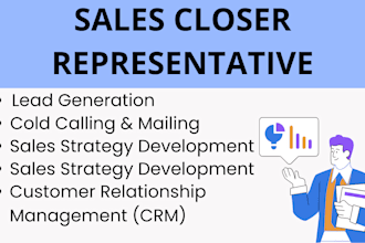 be your lead gen sales coach agent sales closer representative telemarketer